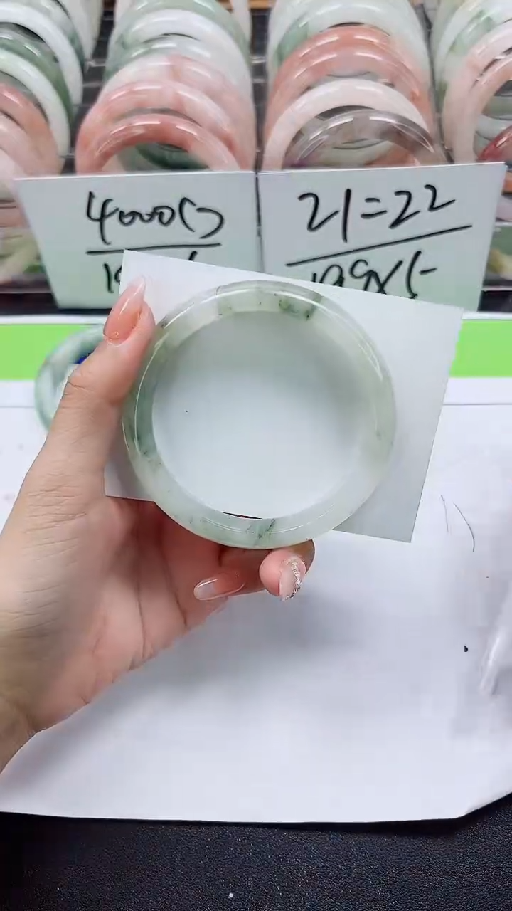 【闪购商品】石英质玉手镯合金A202-59/60