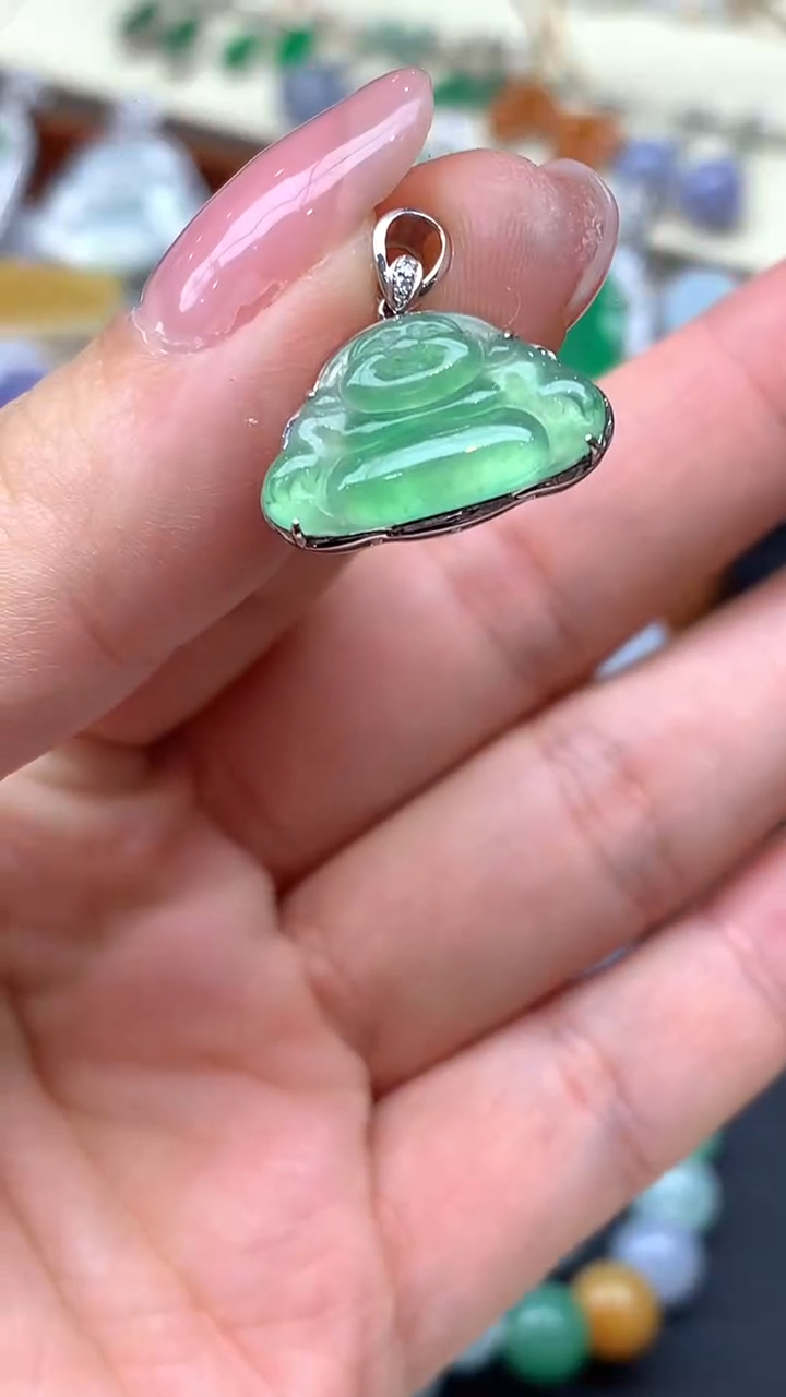 【闪购商品】翡翠颈饰未镶嵌18-天然翡翠