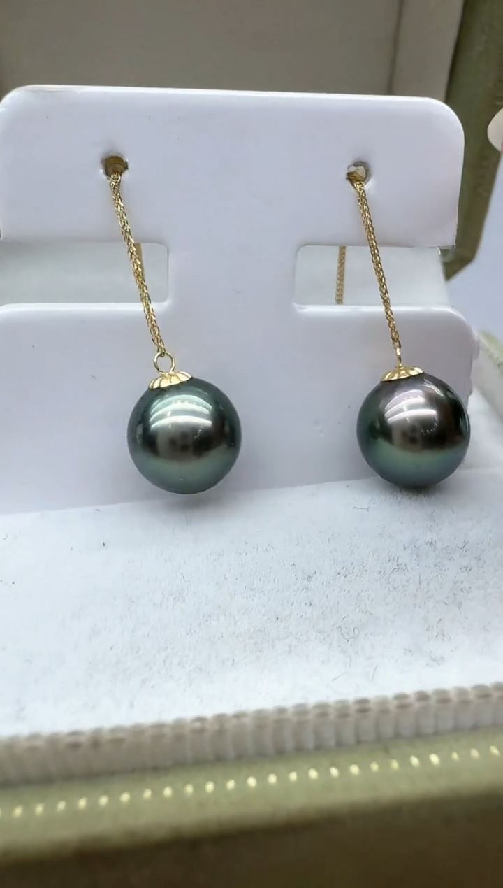 【闪购商品】海水珍珠耳饰18K金镶嵌清货