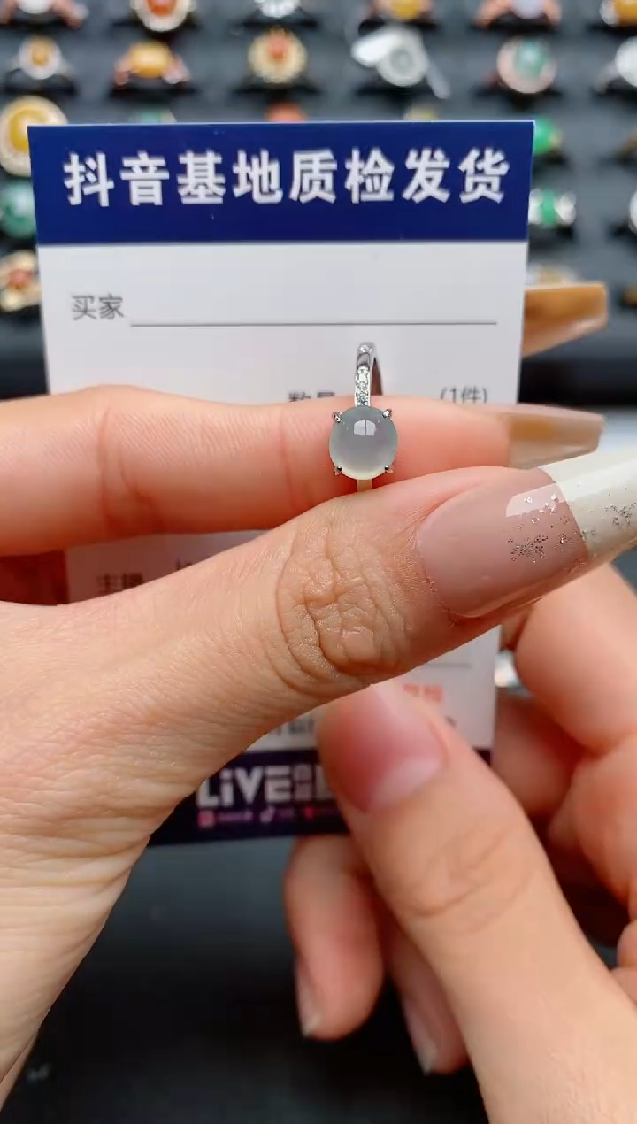 【闪购商品】翡翠戒指银S925镶嵌..............