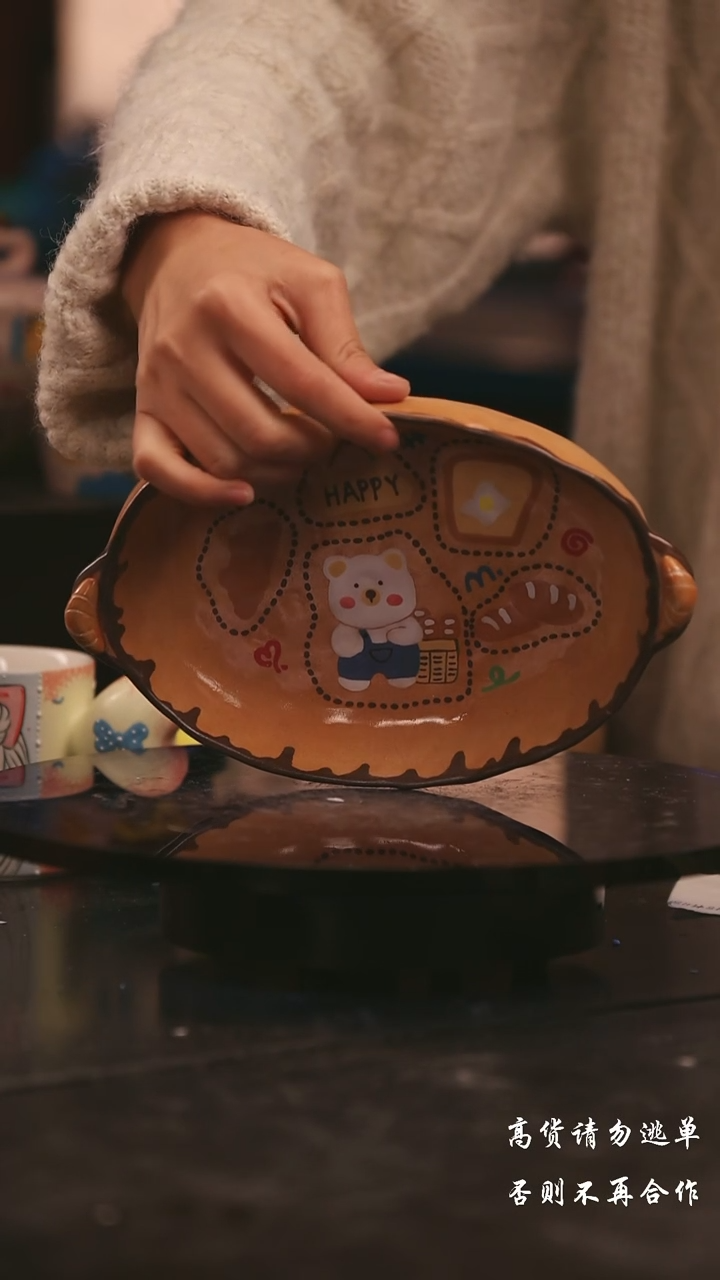 陶瓷景德镇可爱设计师款陶瓷 