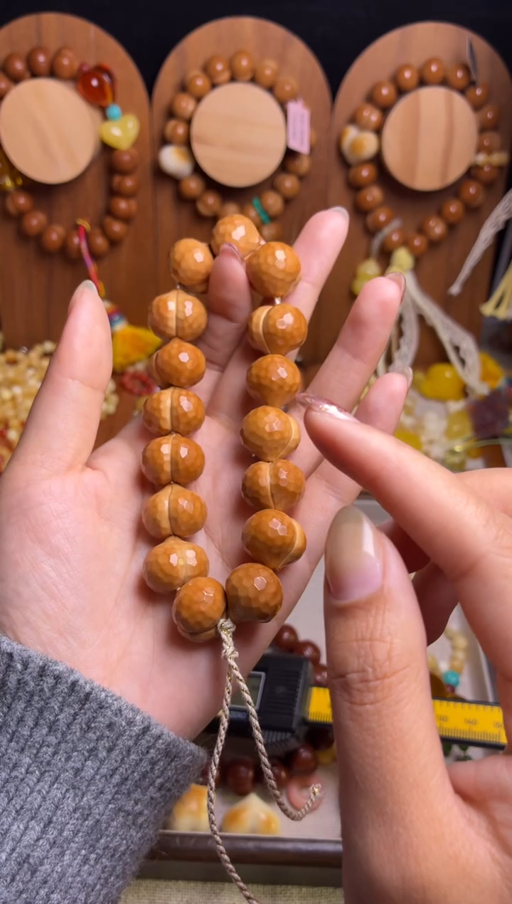 手串猴头核桃全品手工钻面素手持