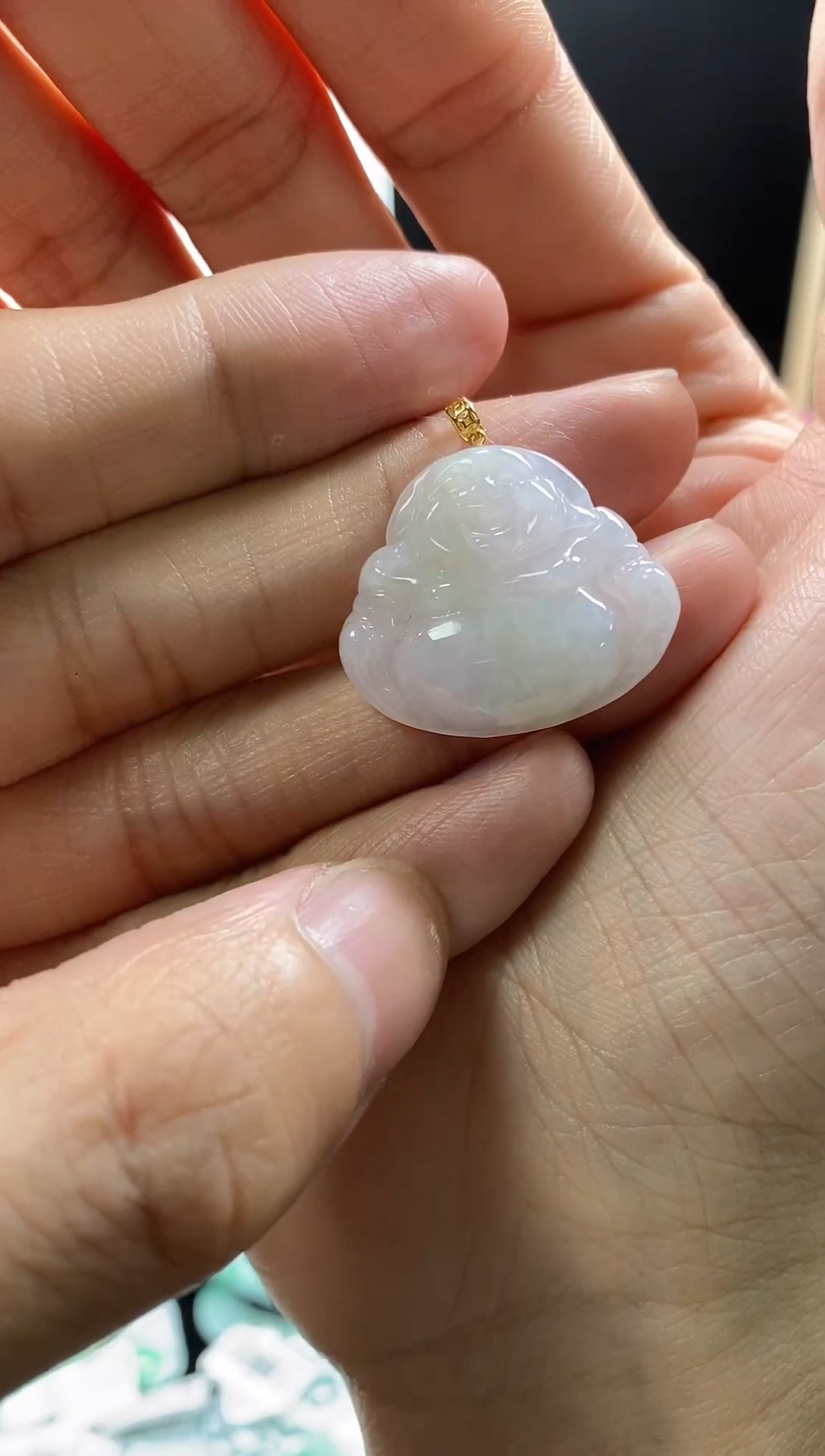 【闪购商品】翡翠颈饰未镶嵌99佛公