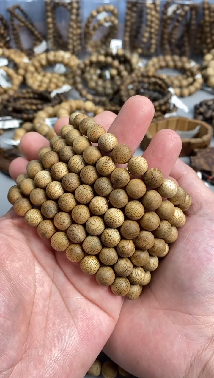 沉香手串文莱圆珠单圈0.9多样性发其一