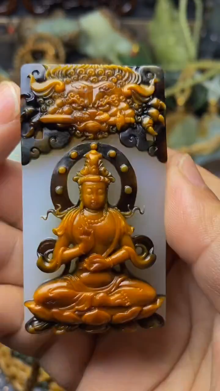 未镶嵌和田玉挂件良**友1