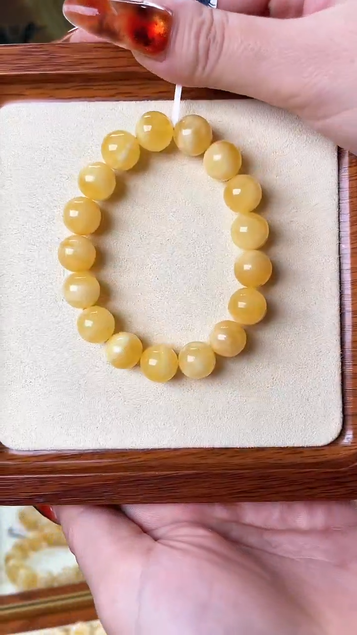 【闪购商品】蜜蜡裸石未镶嵌手串