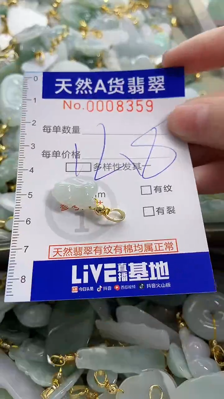 颈饰未镶嵌翡翠天然A货翡翠