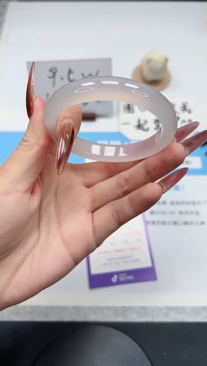 【闪购商品】玛瑙/玉髓手镯未镶嵌344/荔枝56.8