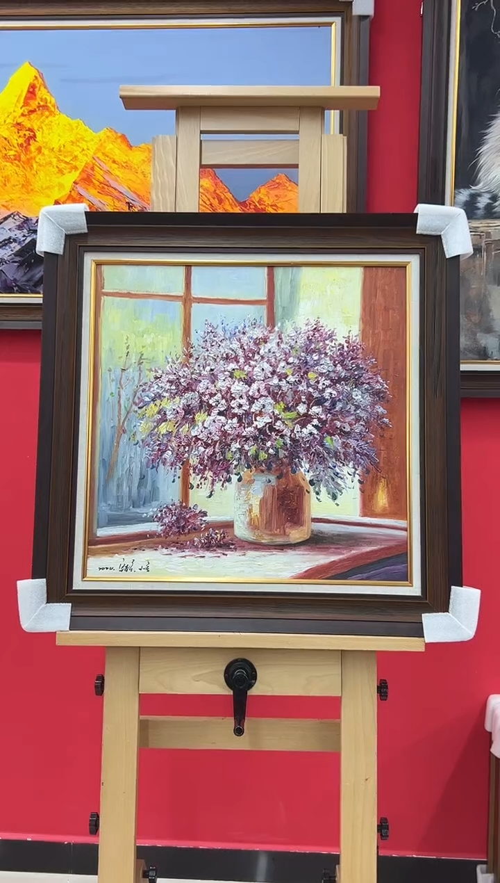【闪购商品】绘画梁静-60*60-油画作品