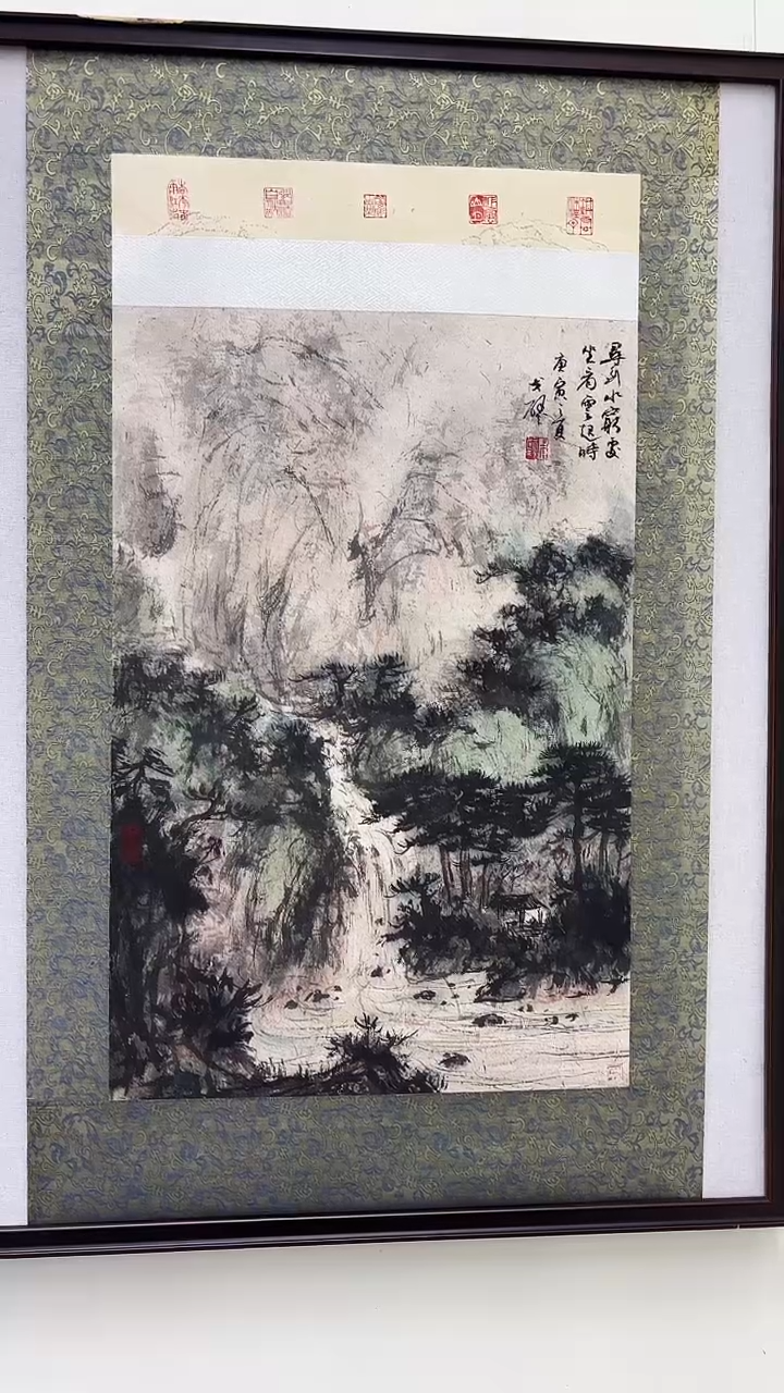 国画戈老师绘画作品 带荣宝斋宁波证书 画芯发