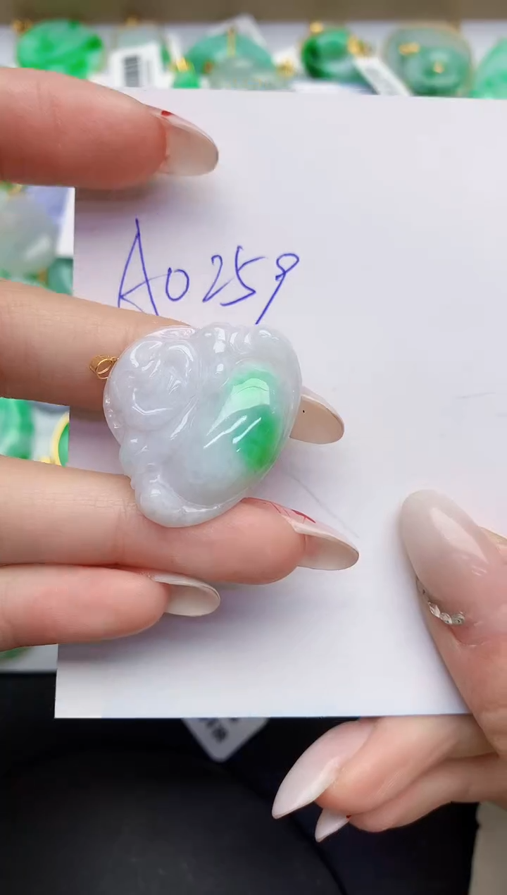 【闪购商品】翡翠颈饰18K金镶嵌00000000000