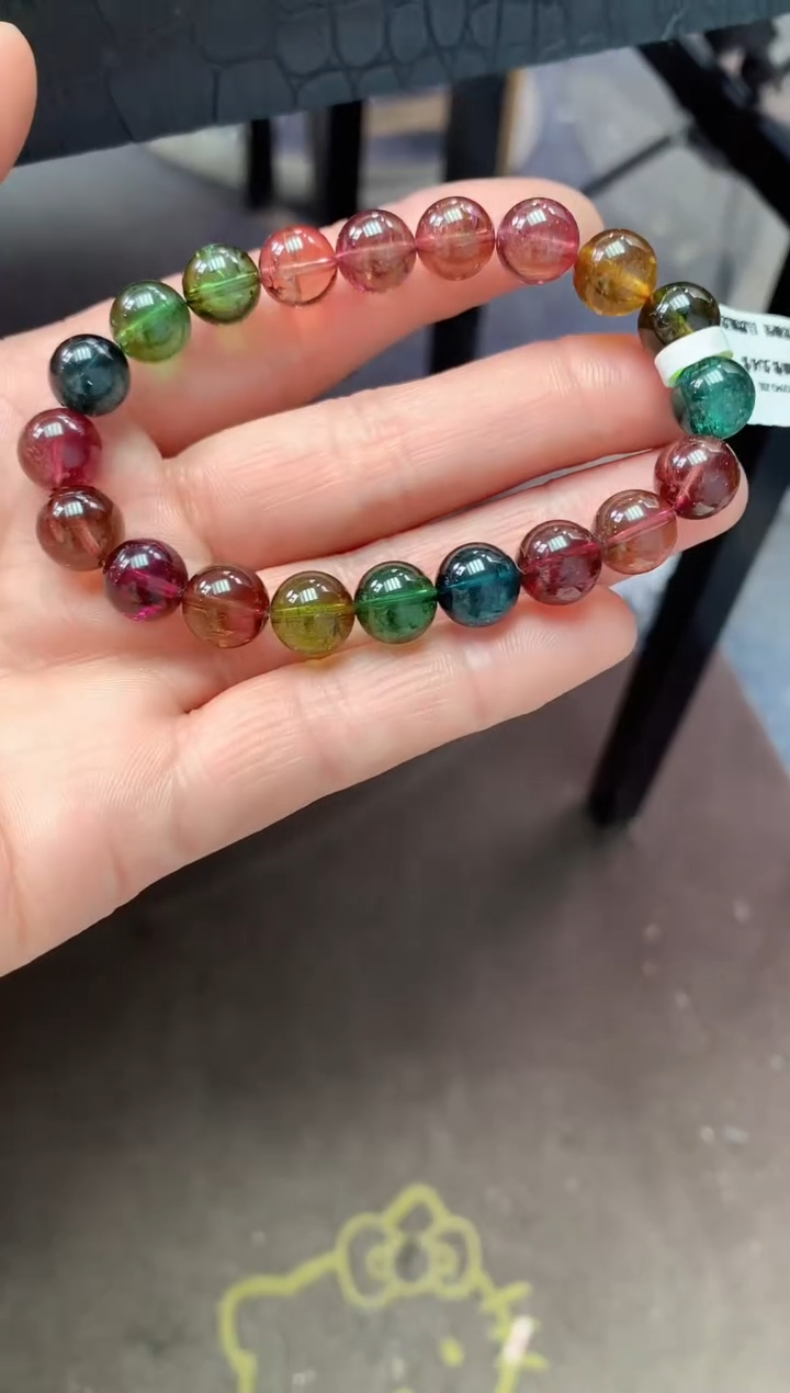 【闪购商品】碧玺手串未镶嵌多样性发一条
