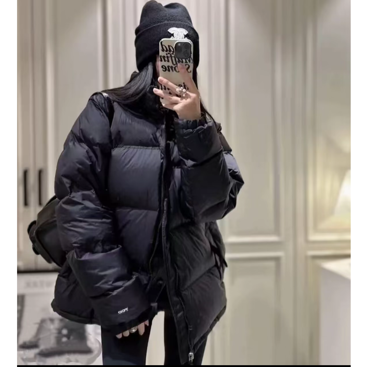 （奥莱专柜）小北专柜版本刺绣系列经典款羽绒服男女同款