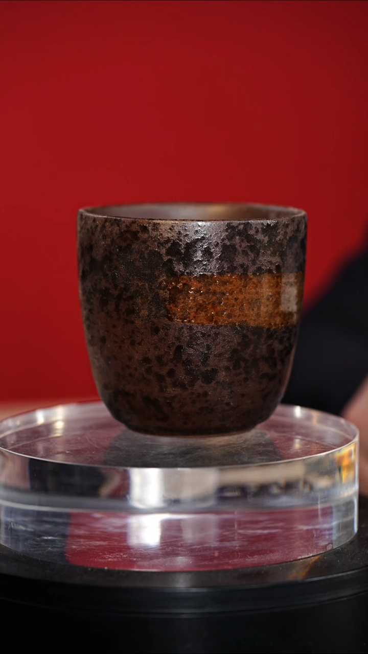 紫砂柴烧可乐杯子