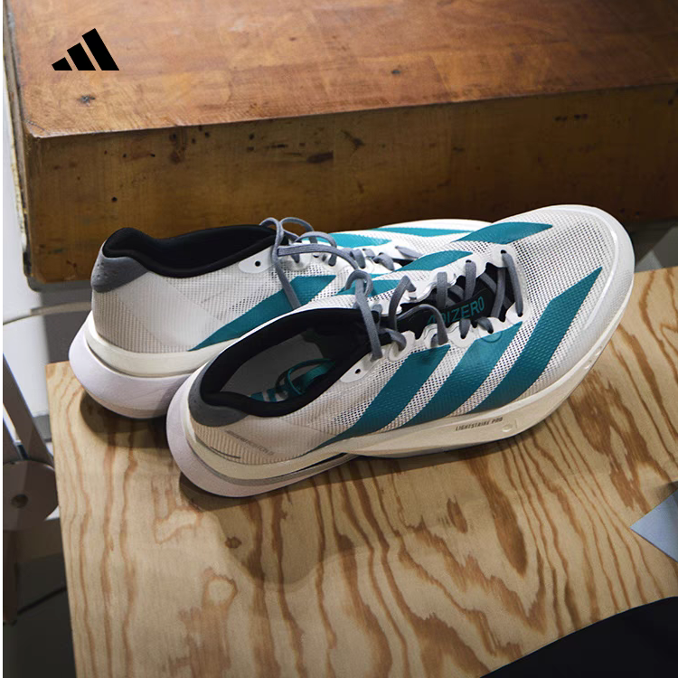 Adidas BOSTON 13跑者美学轻透气玻纤柱高速竞训马拉松跑鞋JR4791