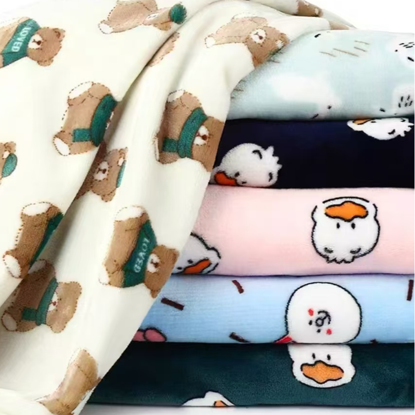 0号直播间微瑕牛奶绒布头布料柔软加厚