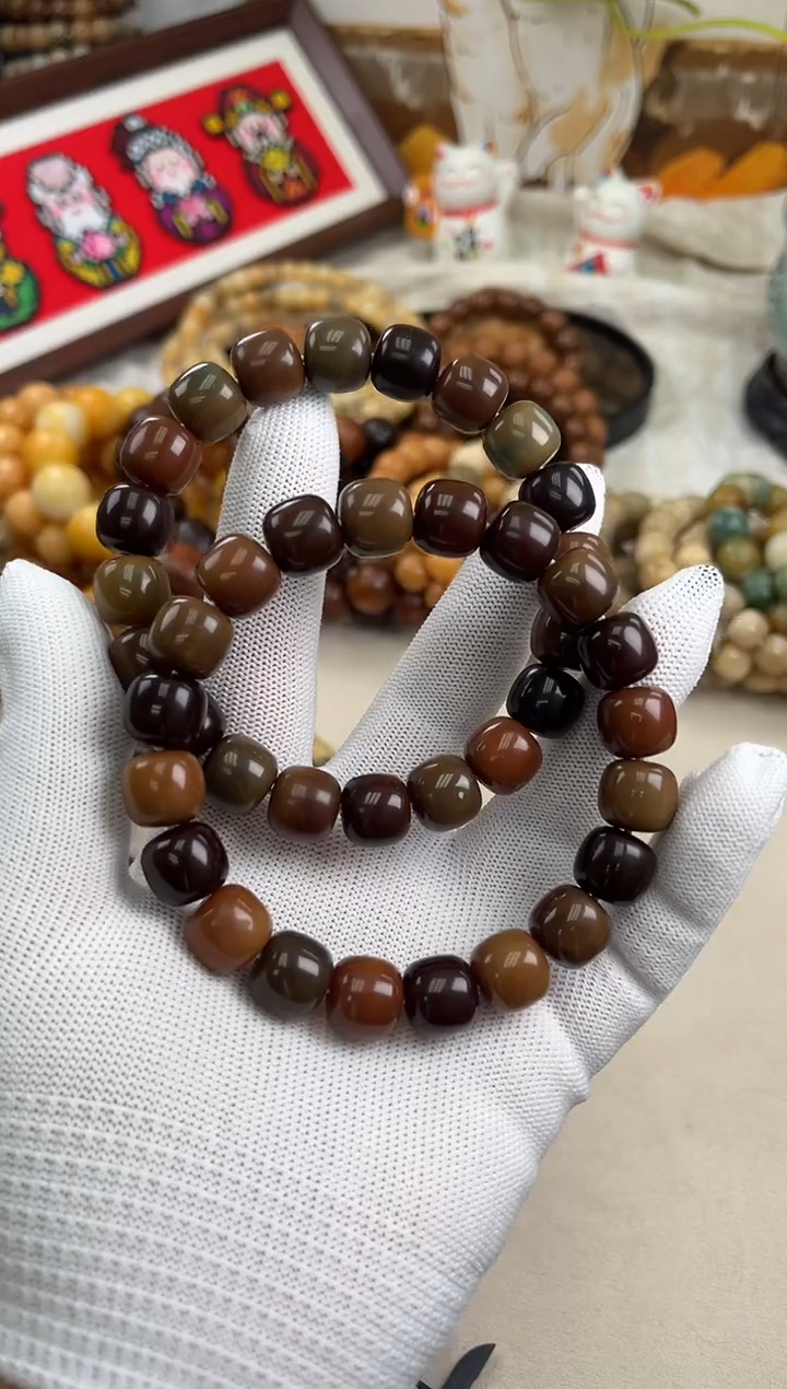 手串菩提根/象牙果a770 卡13 油膏枯叶蝶微瑕