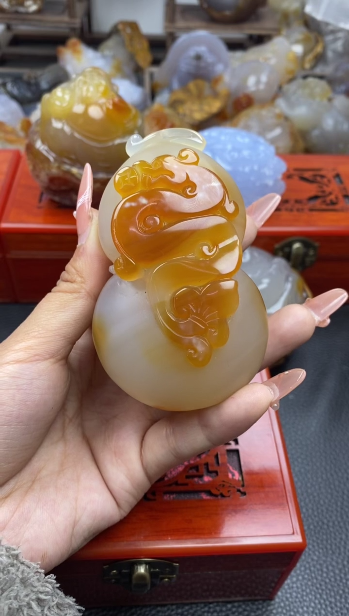 【闪购商品】玛瑙/玉髓手把未镶嵌00