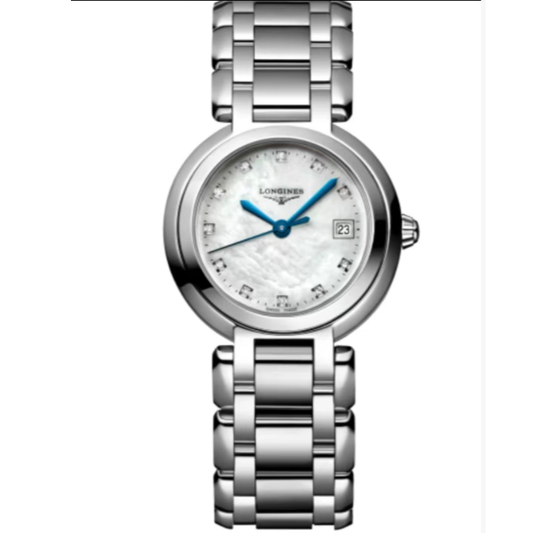 99新 Longines/浪琴 浪琴心月系列26.5盘钻刻石英lm