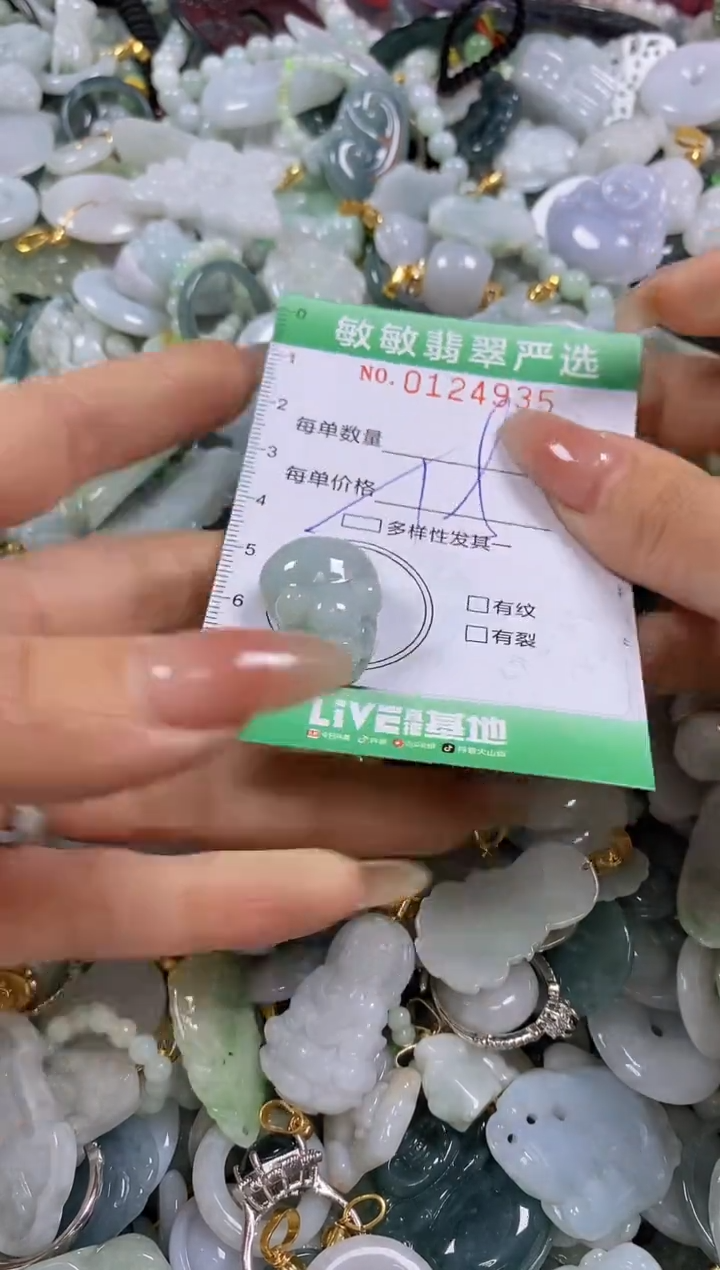 【闪购商品】翡翠颈饰未镶嵌闪购0124935多样性发其一