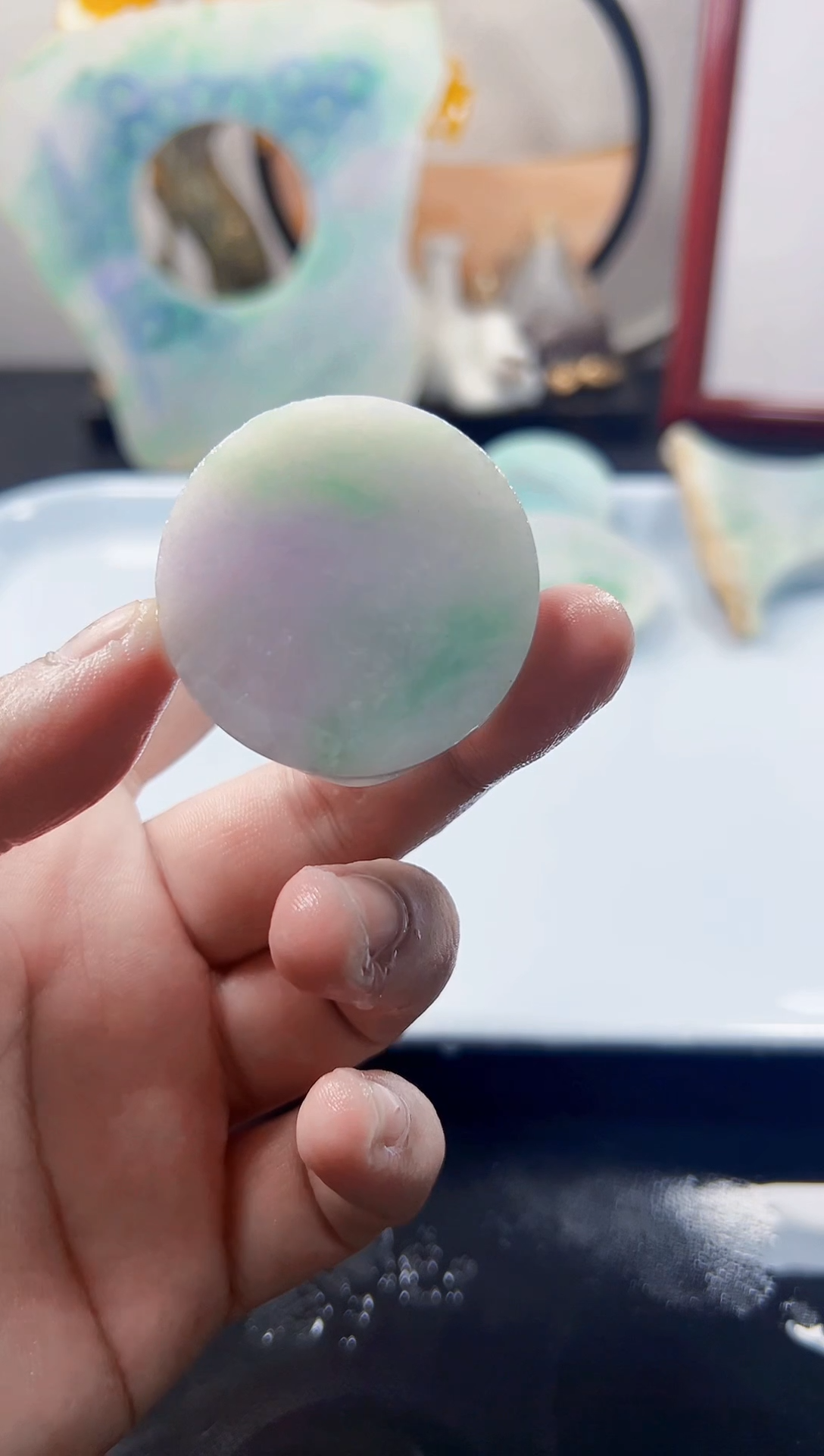 颈饰未镶嵌翡翠纯天然缅甸A货翡翠