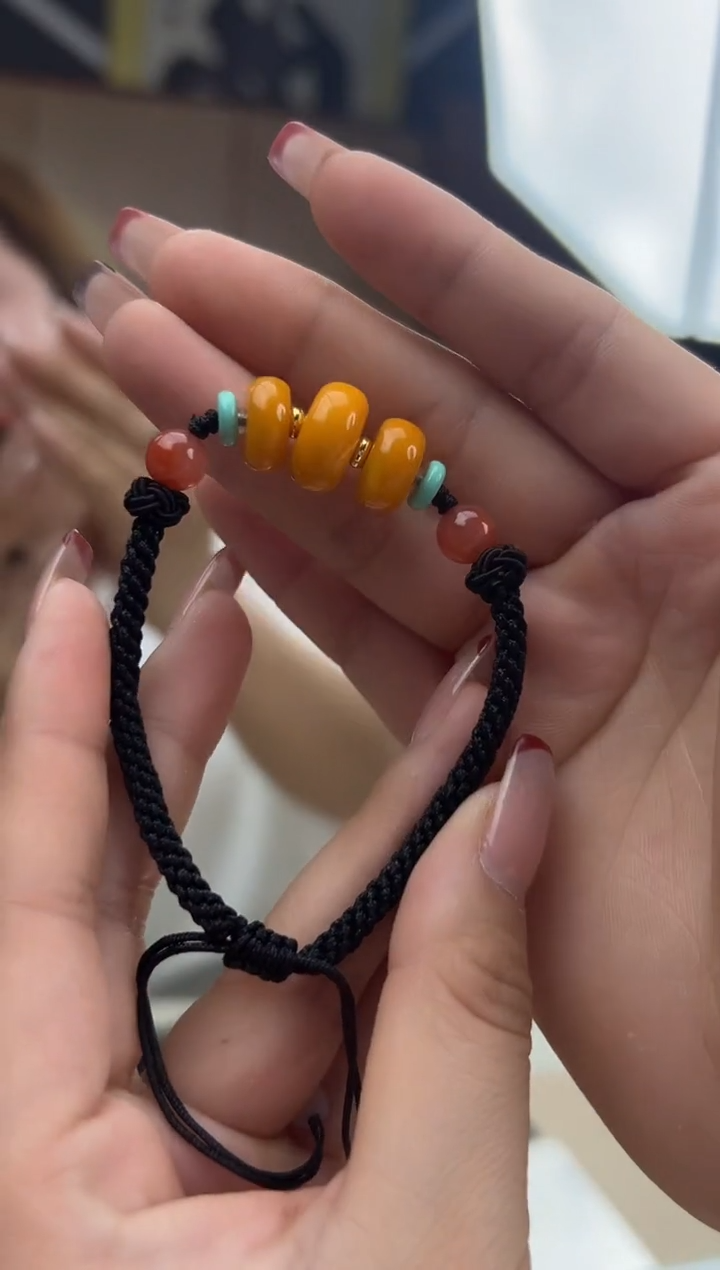 【闪购商品】琥珀裸石未镶嵌蜜蜡手串多样性发一条