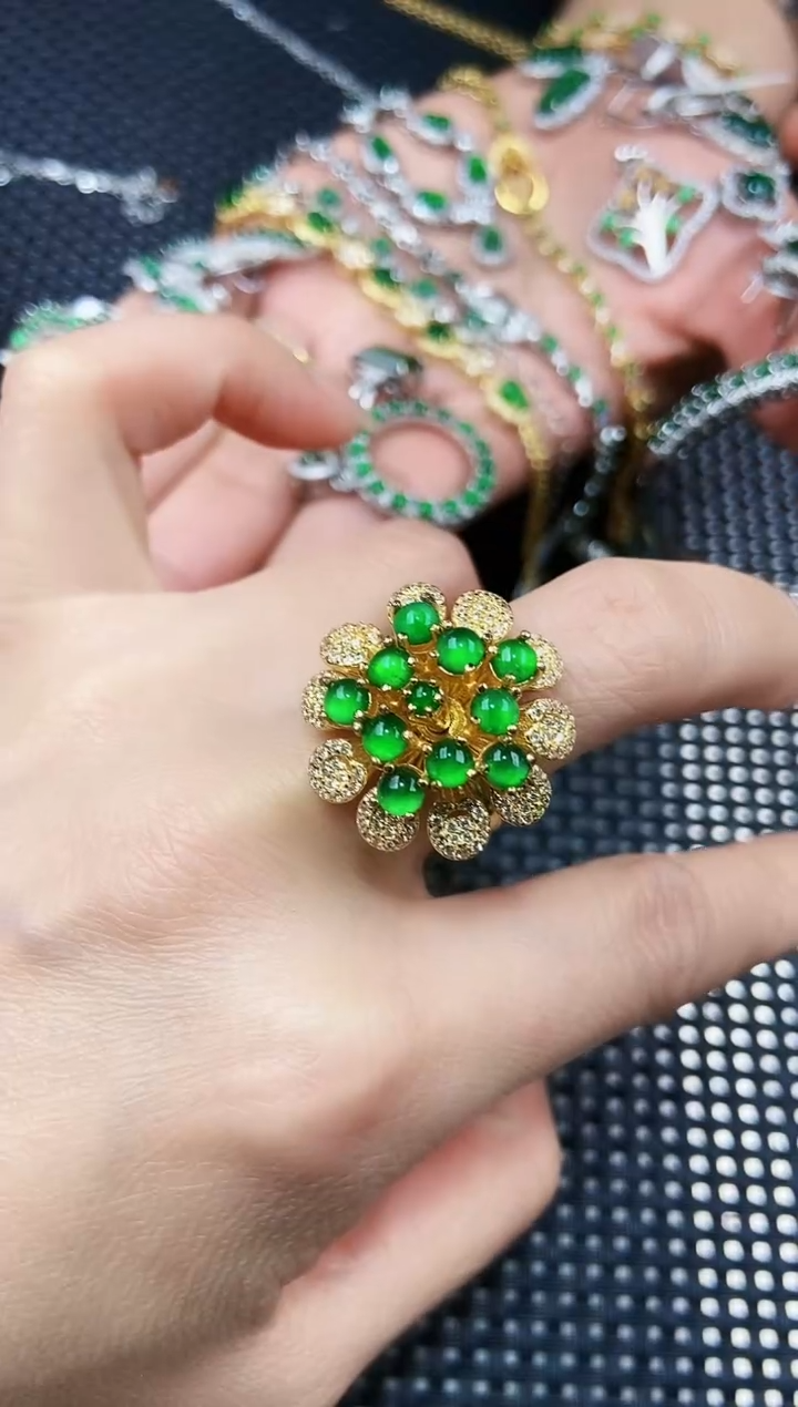 【闪购商品】翡翠戒指未镶嵌11111111