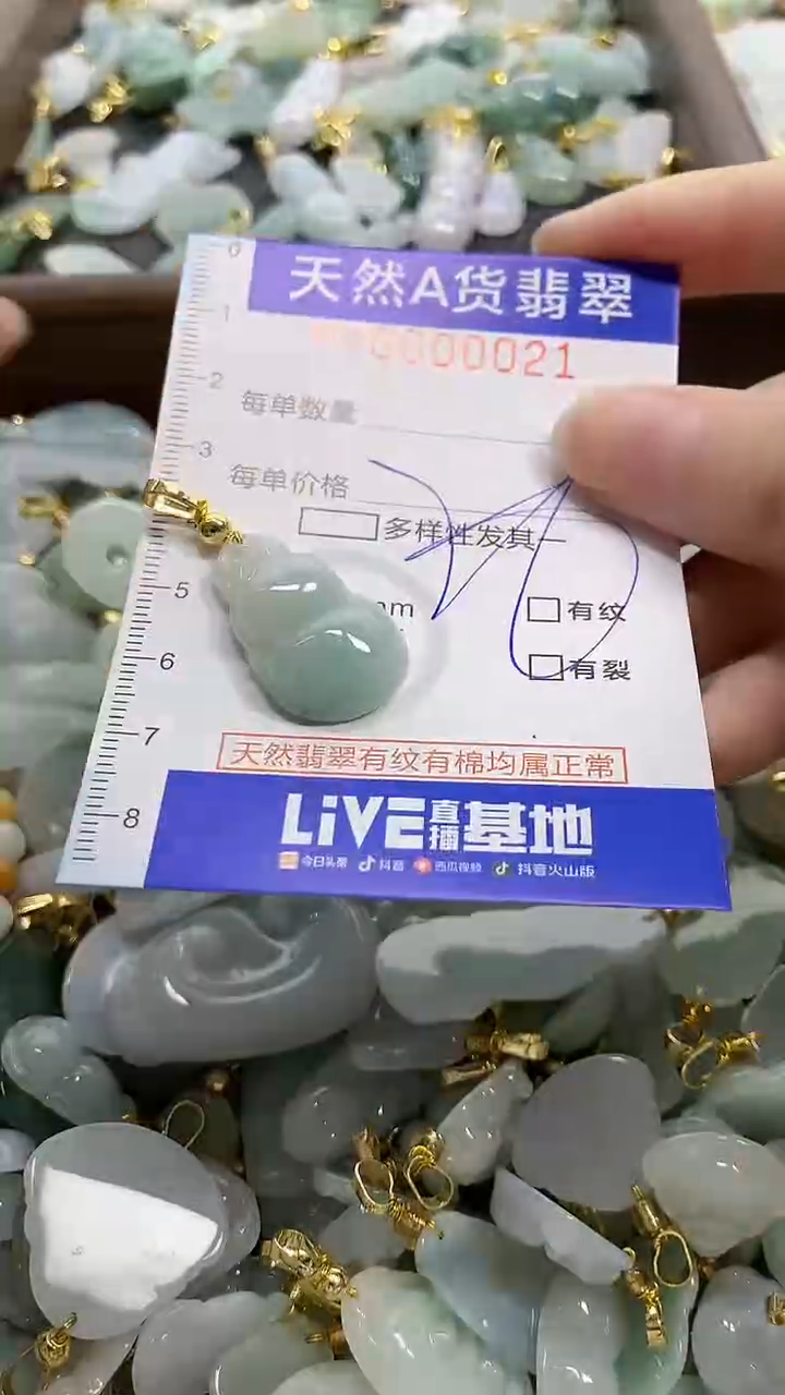 颈饰未镶嵌翡翠天然A货翡翠