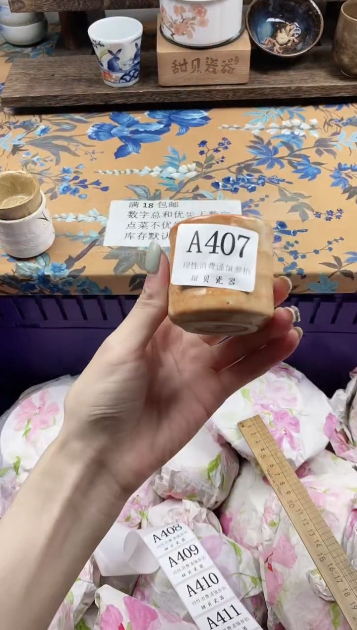 瓷片鱼*鱼                A407