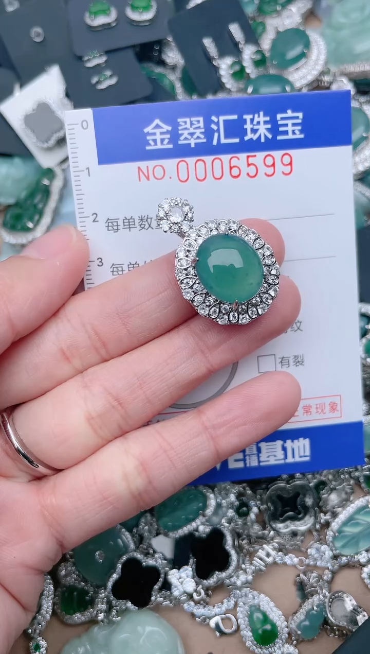 【闪购商品】翡翠颈饰未镶嵌6599.......1