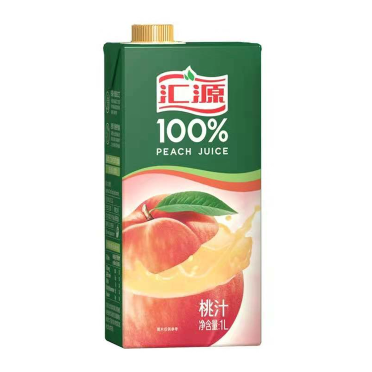 汇源 100%桃汁/苹果汁 1L/盒 临期日期到1月20日