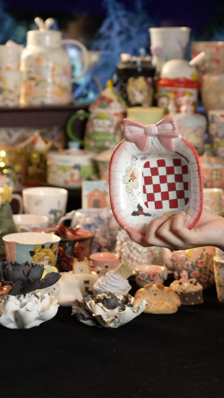 其他陶景德镇釉下彩手绘设计师款陶瓷