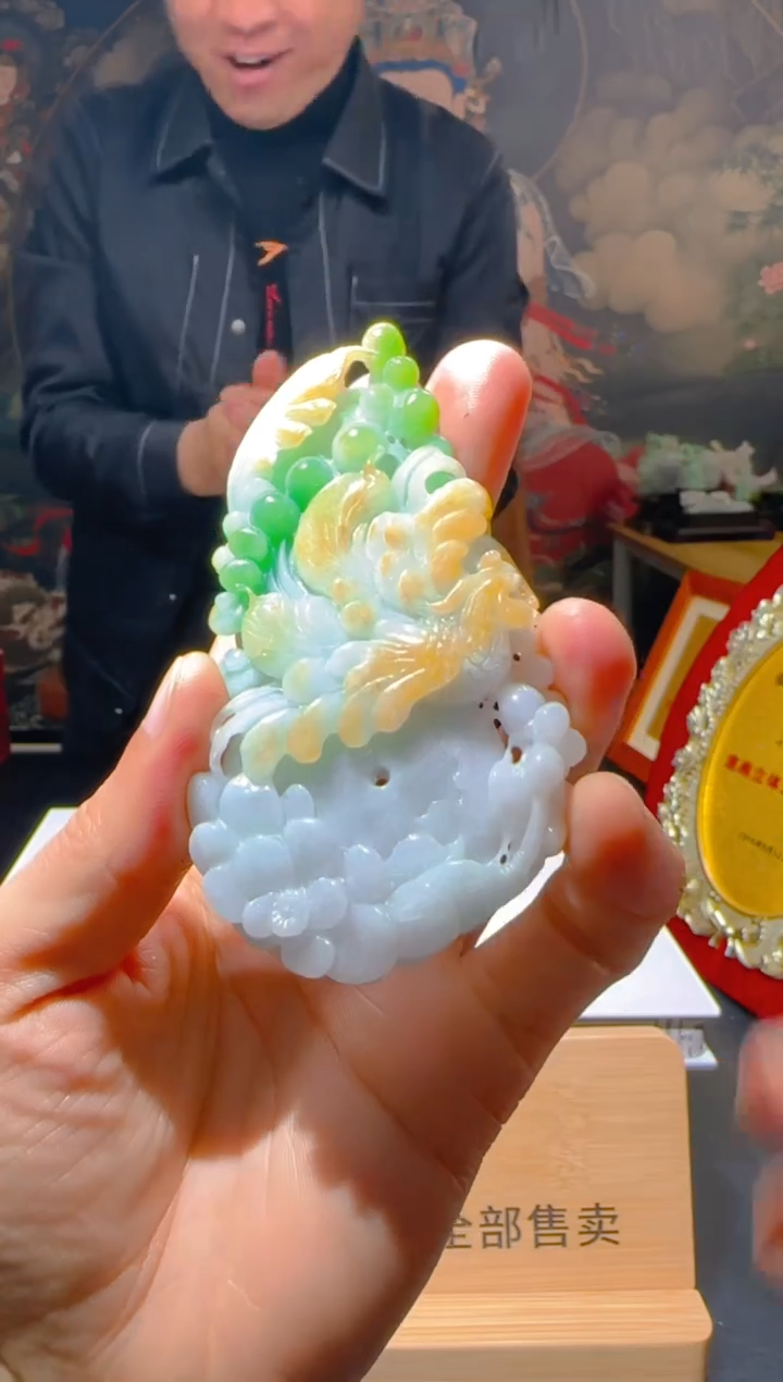【闪购商品】定制翡翠未镶嵌L-@@QJSXJ215080