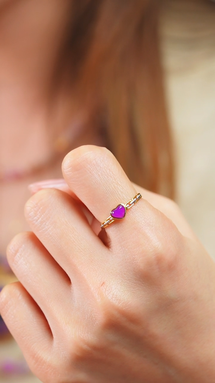 18K金镶嵌苏纪石（舒俱来）戒指42