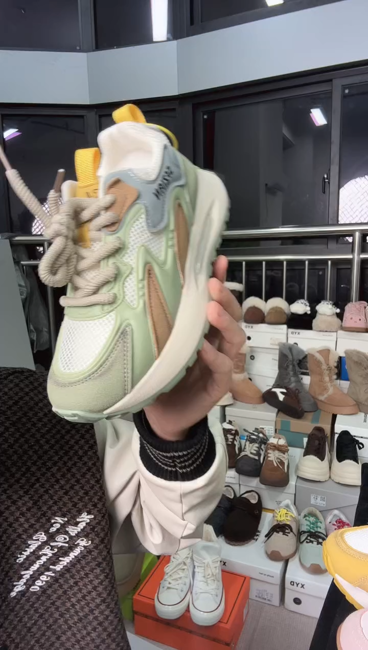 鱼嘴鞋少***-绿色单网37码孤品不退