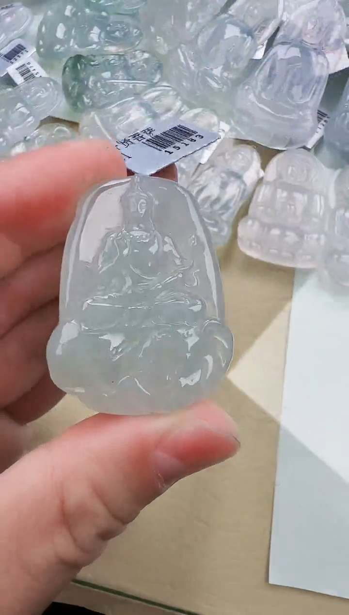 颈饰未镶嵌翡翠缅甸翡翠a货