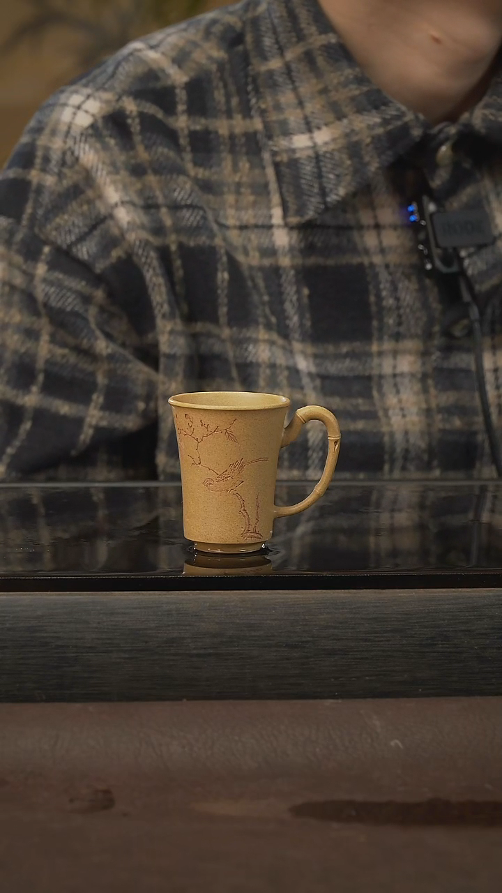 茶壶紫砂黄金段闻香杯，40cc