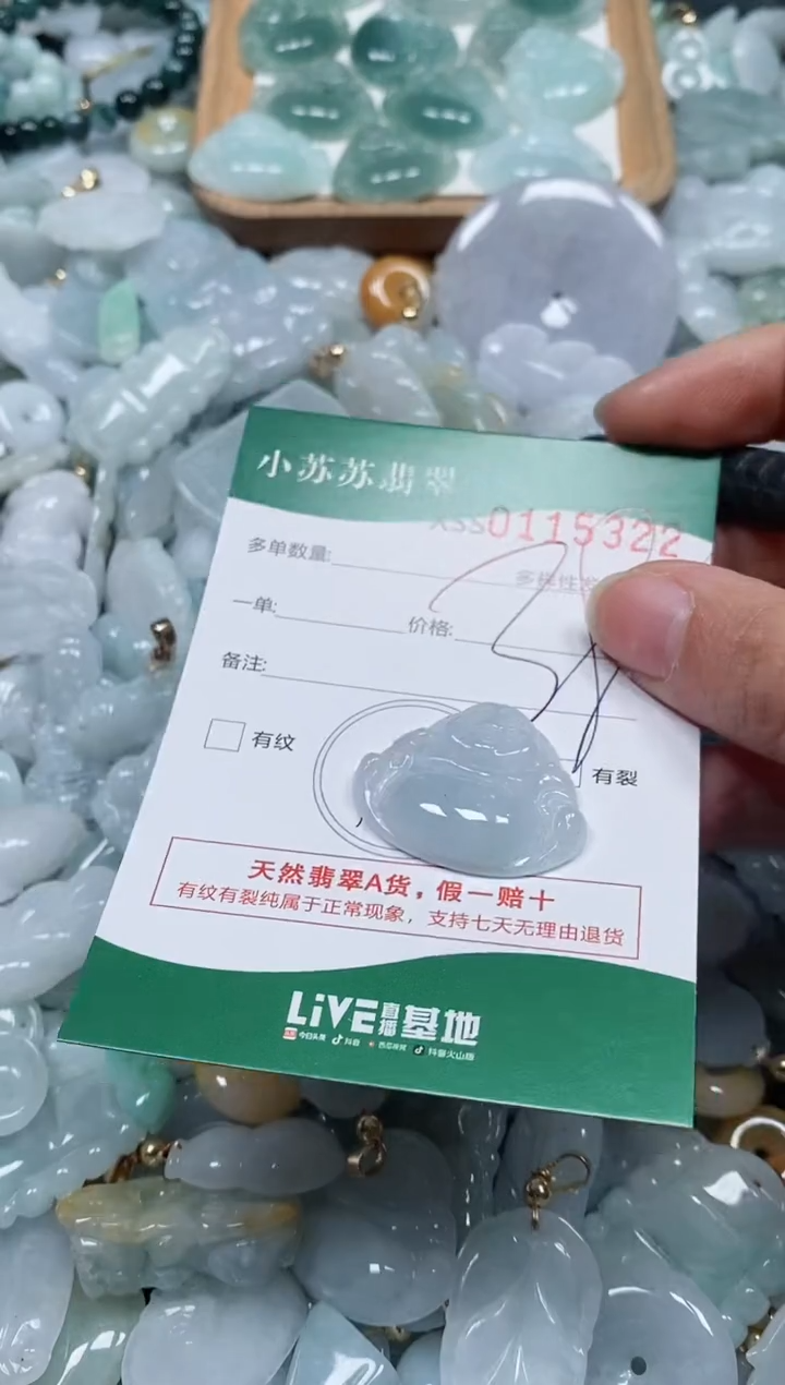 【闪购商品】翡翠颈饰未镶嵌闪购商品0115322