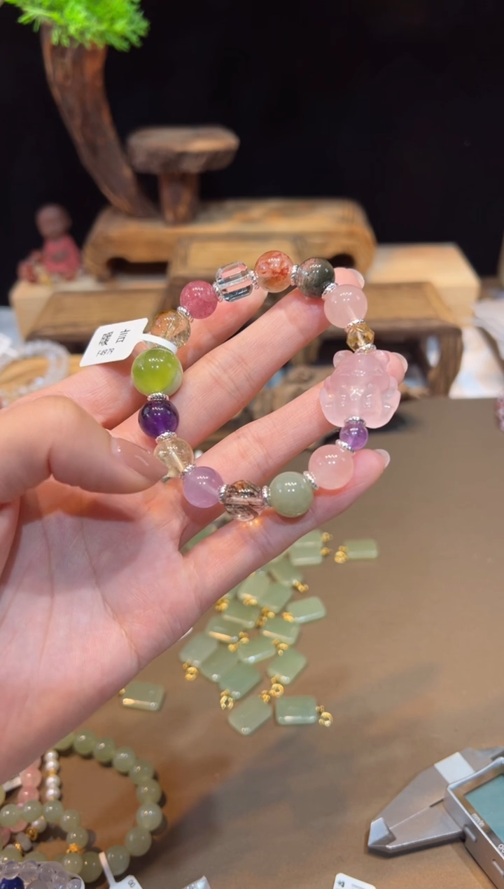 水晶手链未镶嵌手饰@@F4979