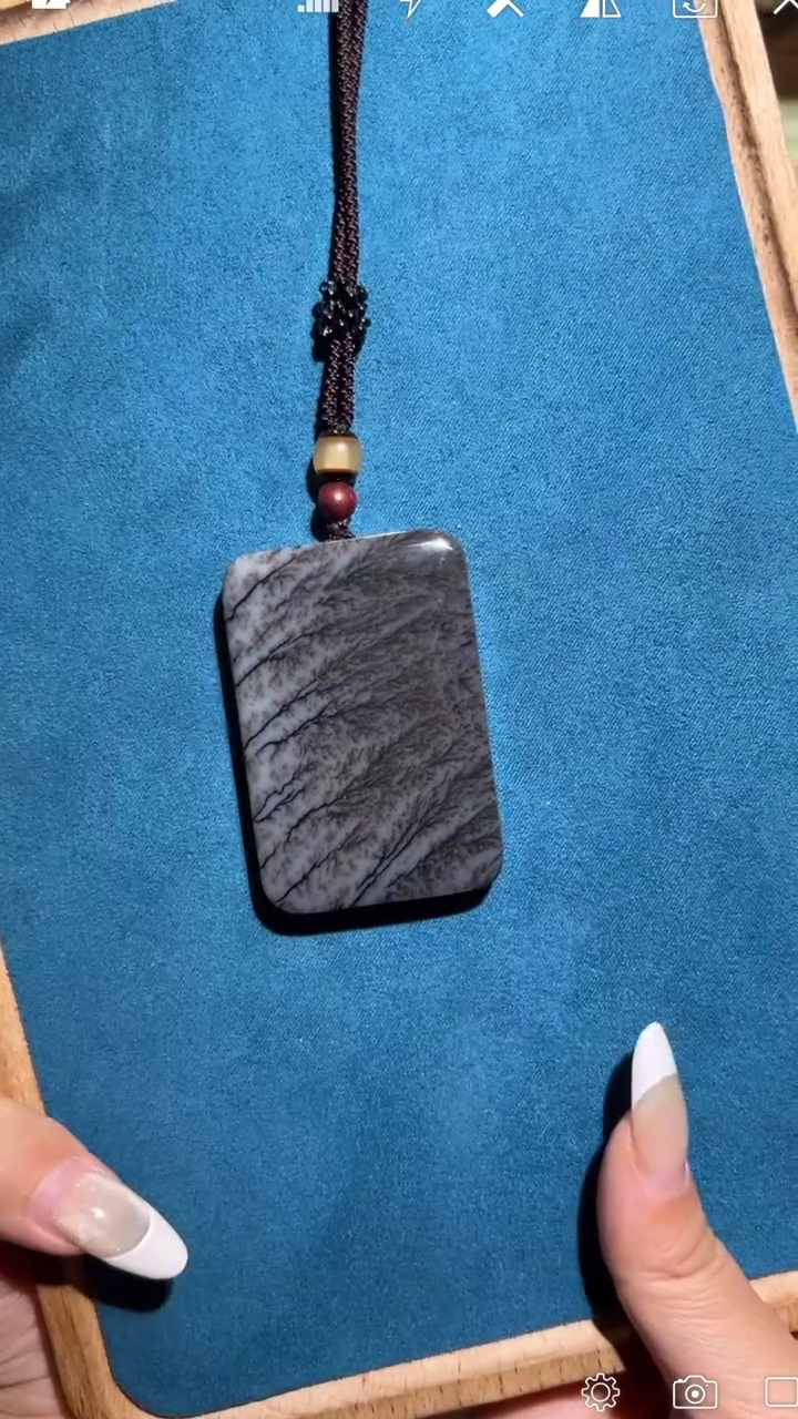 【闪购商品】和田玉BH733未镶嵌麻糖无事牌 吊坠