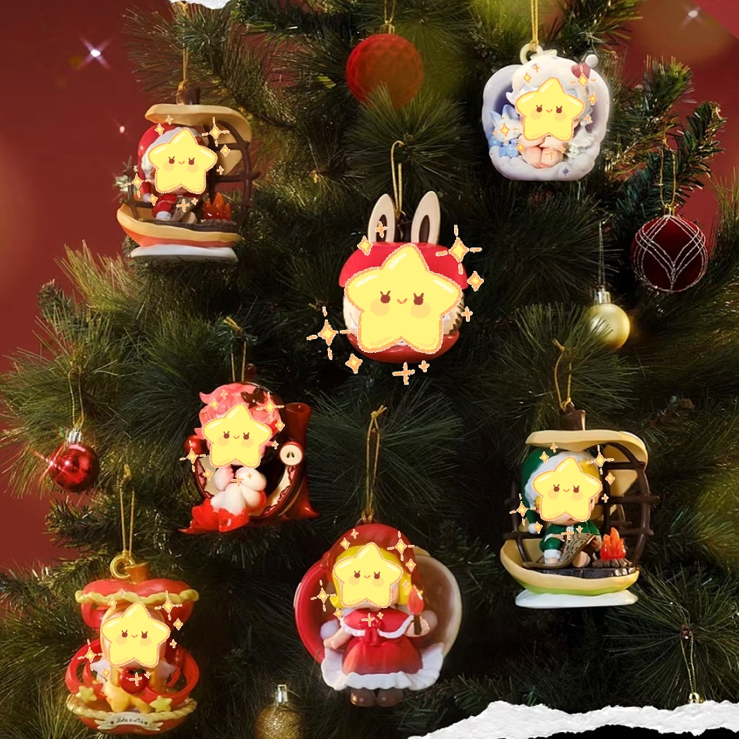 【代拆】圣诞系列手办盲盒挂件摆件可爱礼物