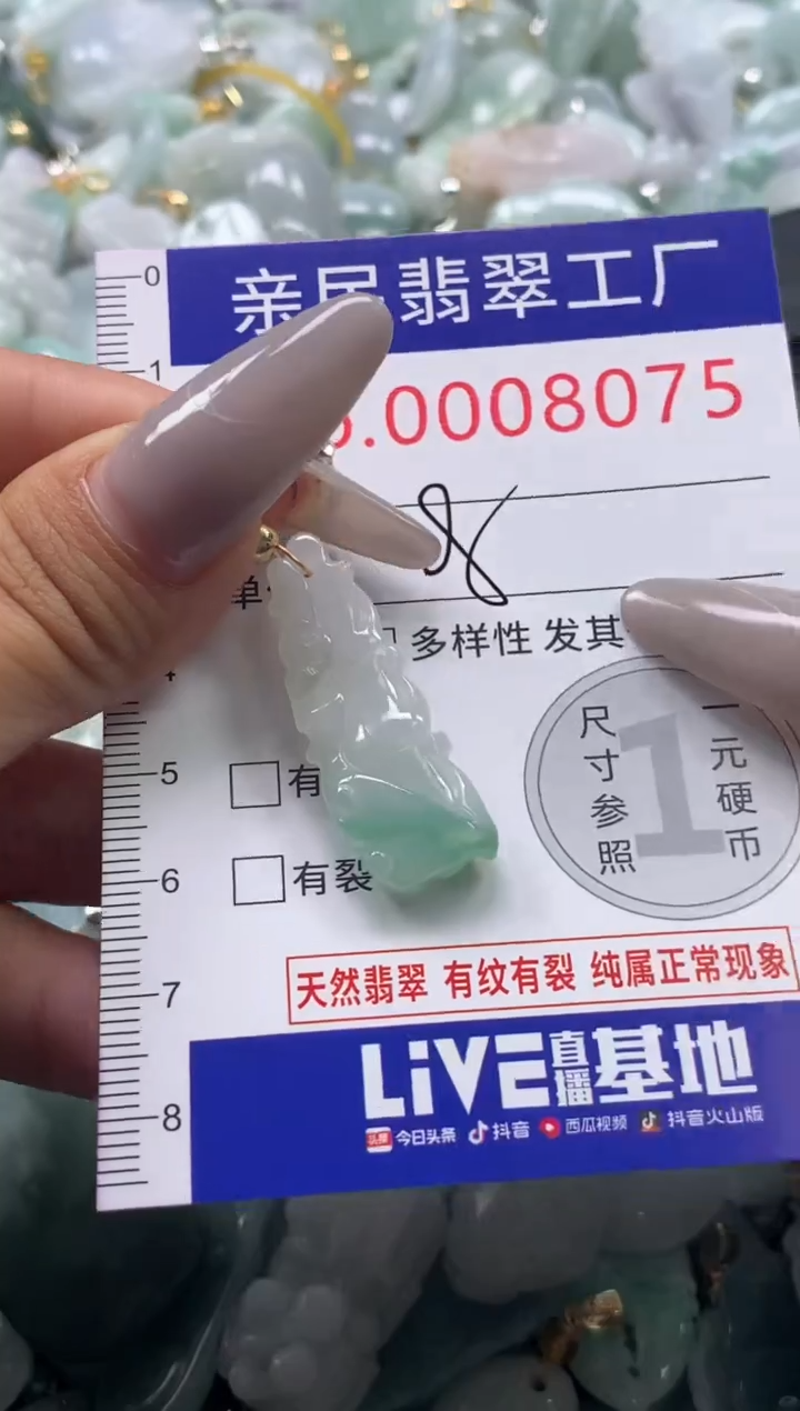 颈饰未镶嵌翡翠8075