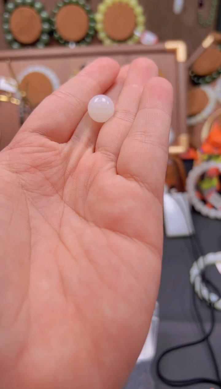 吊坠(不含链)未镶嵌和田玉12白玉单珠