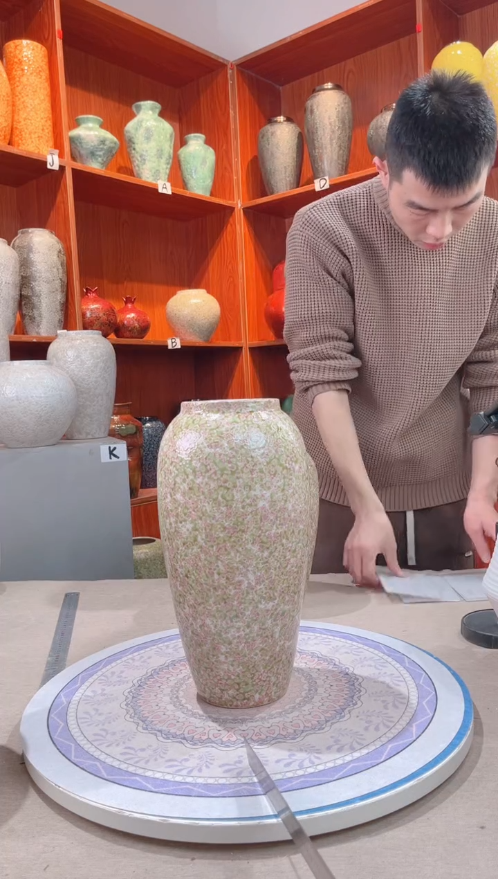 【闪购商品】瓶精品陶瓷花瓶 无花 绿野仙踪 大号