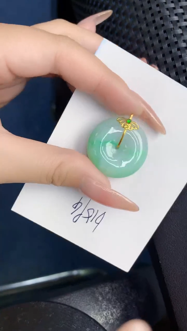 【闪购商品】翡翠颈饰18K金镶嵌000000000