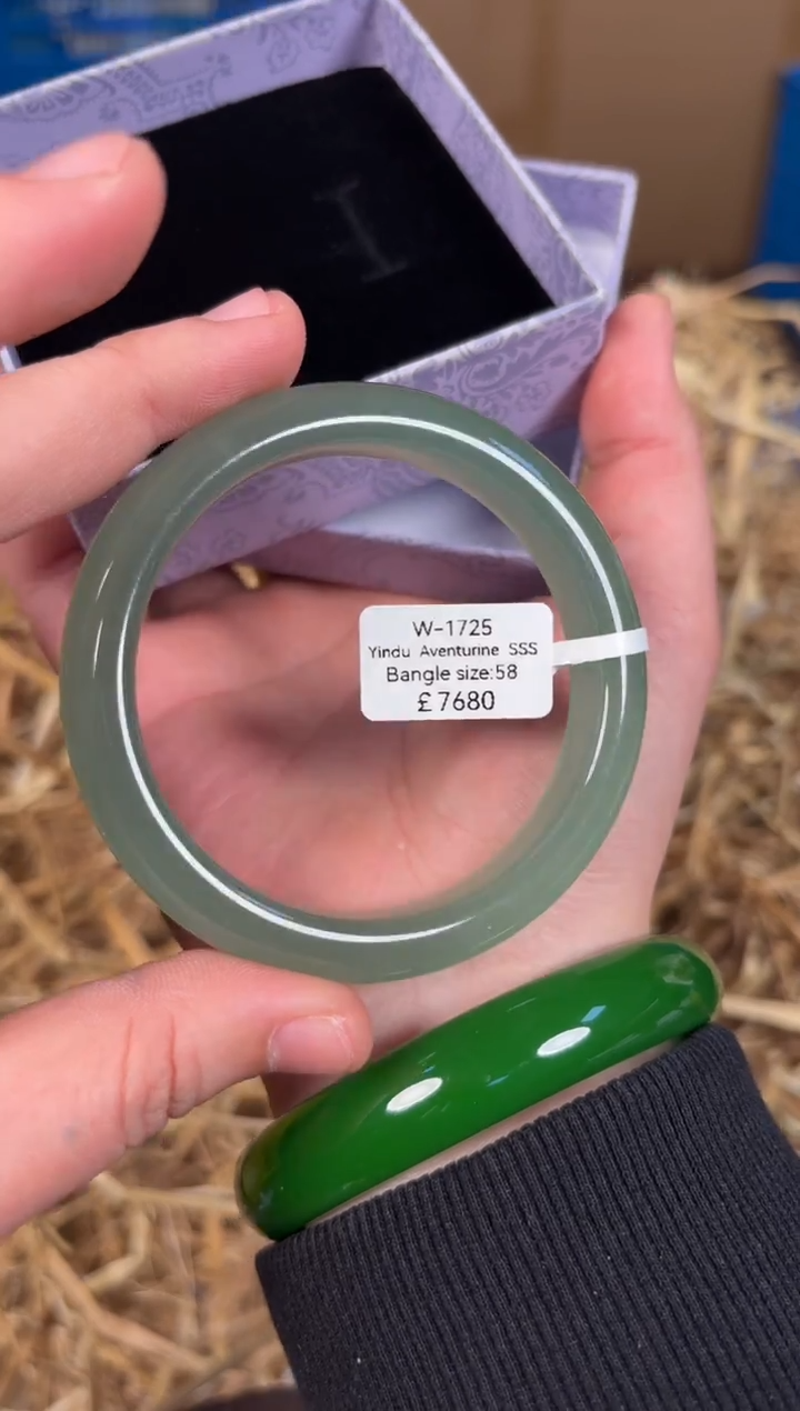 未镶嵌手镯石英质玉W1725