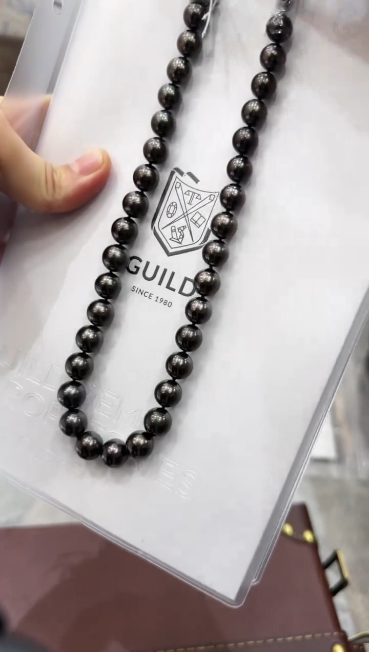 【闪购商品】海水珍珠NN未镶嵌吉尔德大证大溪地项链@@E292