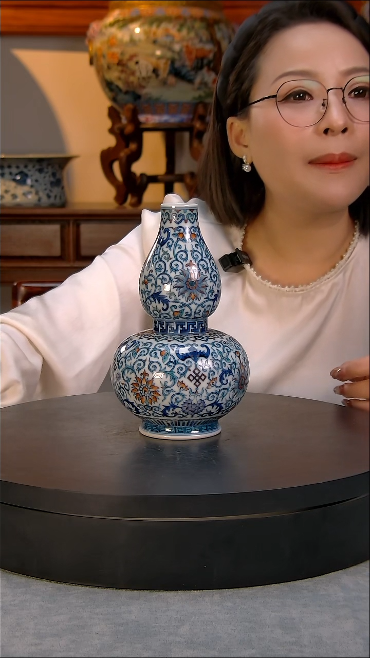 斗彩宝葫芦精品葫芦