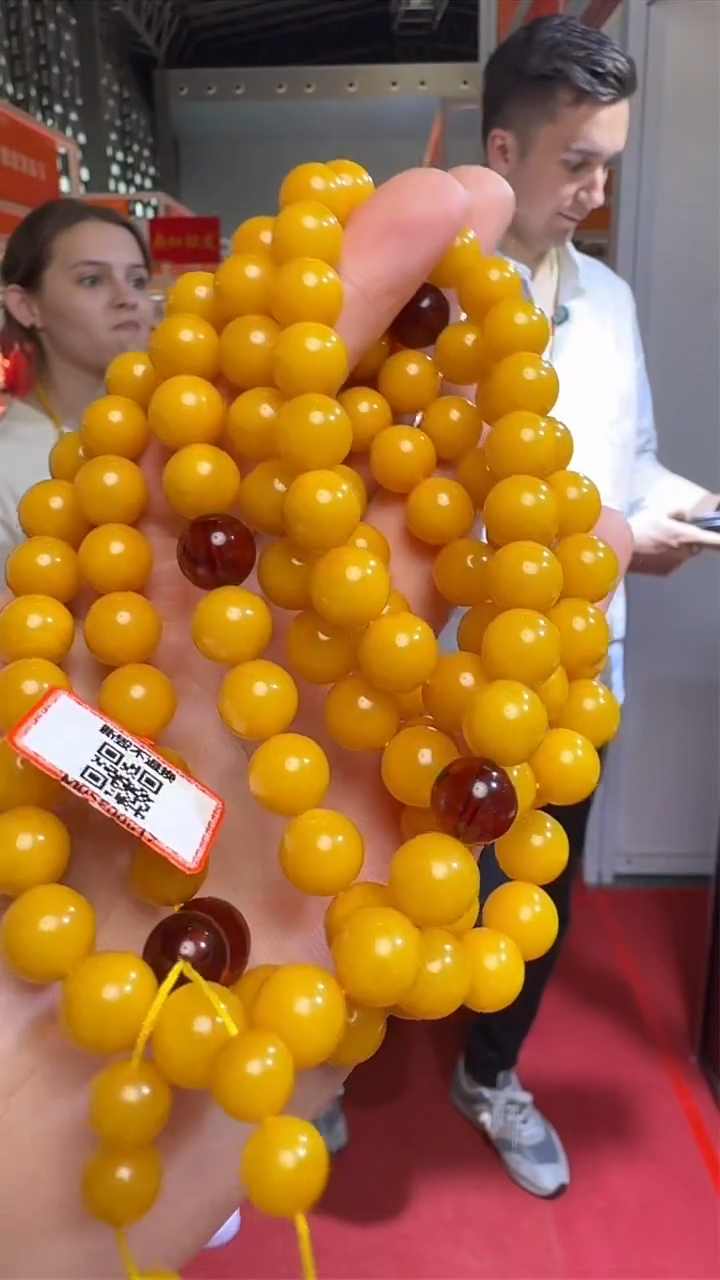 未镶嵌颈饰琥珀上海珠宝展假一罚十