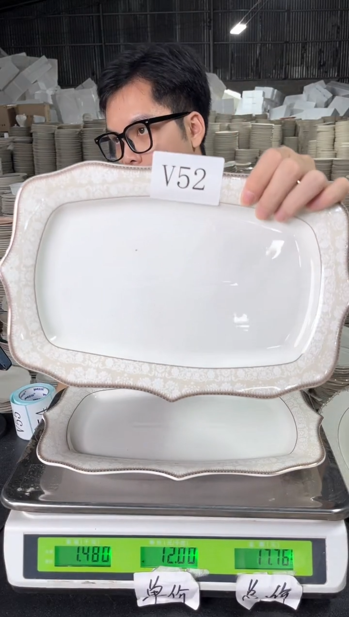 新骨瓷V52  12寸  2个